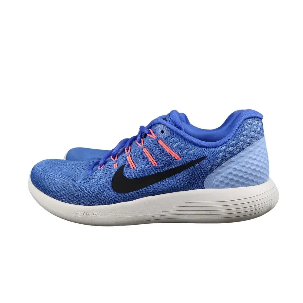 Nike Shoes Womens 8 Athletic Trainers Lunarglide 8 Running Sneaker Sport Blue